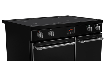 Piano de cuisson STOVES GOURMET 90CM INDUCTION NOIR - PGOUR90EIBLK