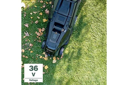 Tondeuse électrique BOSCH HOME AND GARDEN BOSCH TONDEUSE À GAZON SANS FIL UNIVERSALROTAK 36-550 (36 VOLT, SANS BATTERIE, LARGEUR DE COUPE: 36 CM, SUPERFICIES DE PELOUSE JUSQU'À 550 M², DANS BO