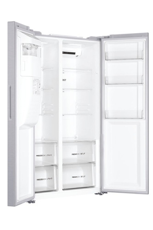Refrigerateur americain HAIER REFRIGERATEUR SIDE BY SIDE HSR3918FIPW BLANC