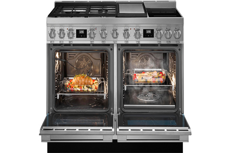 Piano de cuisson SMEG PORTOFINO 120CM MIXTE INOX - CPF120IGMPX