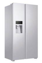 Refrigerateur americain HAIER REFRIGERATEUR SIDE BY SIDE HSR3918FIPW BLANC