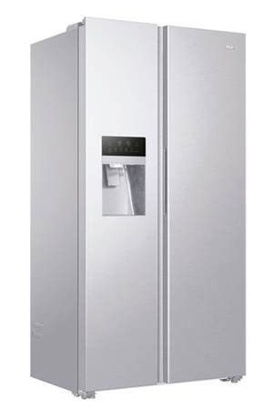 Refrigerateur americain HAIER REFRIGERATEUR SIDE BY SIDE HSR3918FIPW BLANC