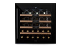 Cave de service KLARSTEIN CAVE À VIN ENCASTRABLE - VINSIDER 36 BUILT-IN UNO - 92 L - 36 BOUTEILLES - 5 ET 20 °C - LED - CONTRÔLE TACTILE - NOIR