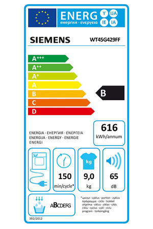 Sèche-linge SIEMENS WT45G429FF ISENSORIC