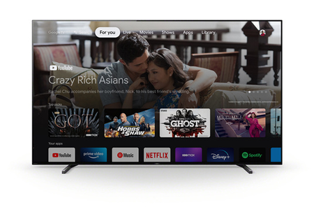 TV OLED SONY XR55A80J 55" 4K UHD GOOGLE TV NOIR