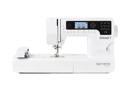 Machine à coudre BERNETTE MACHINE A COUDRE ET À BRODER BERNETTE CHICAGO 7 - AVEC MODULE DE BRODERIE